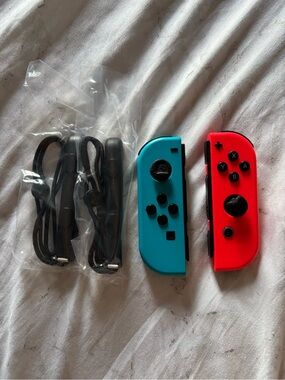 Nintendo Switch Joy-Con L/R Red & Blue Tested and Working